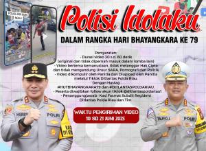 Sambut Hari Bhayangkara, Ditlantas Gelar Lomba Video TikTok Bertema Kemanusiaan